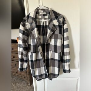 Free People Plaid Shacket